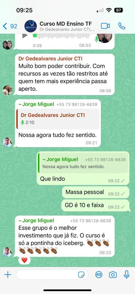 Depoimento de aluno 1