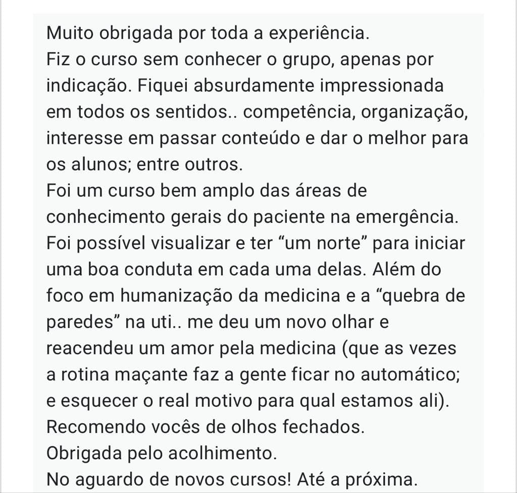 Depoimento de aluno 3