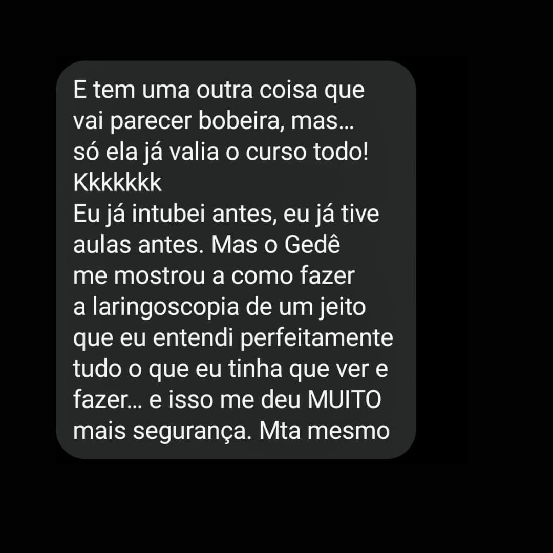 Depoimento de aluno 6